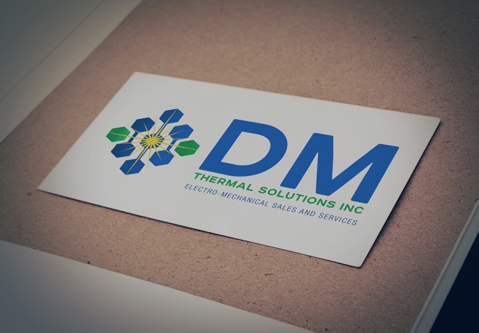 DM Thermal Solutions Logo Concept, Design &amp; Layout